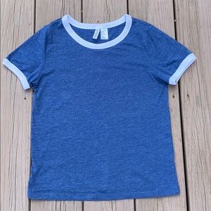 Blue short sleeve tee size S